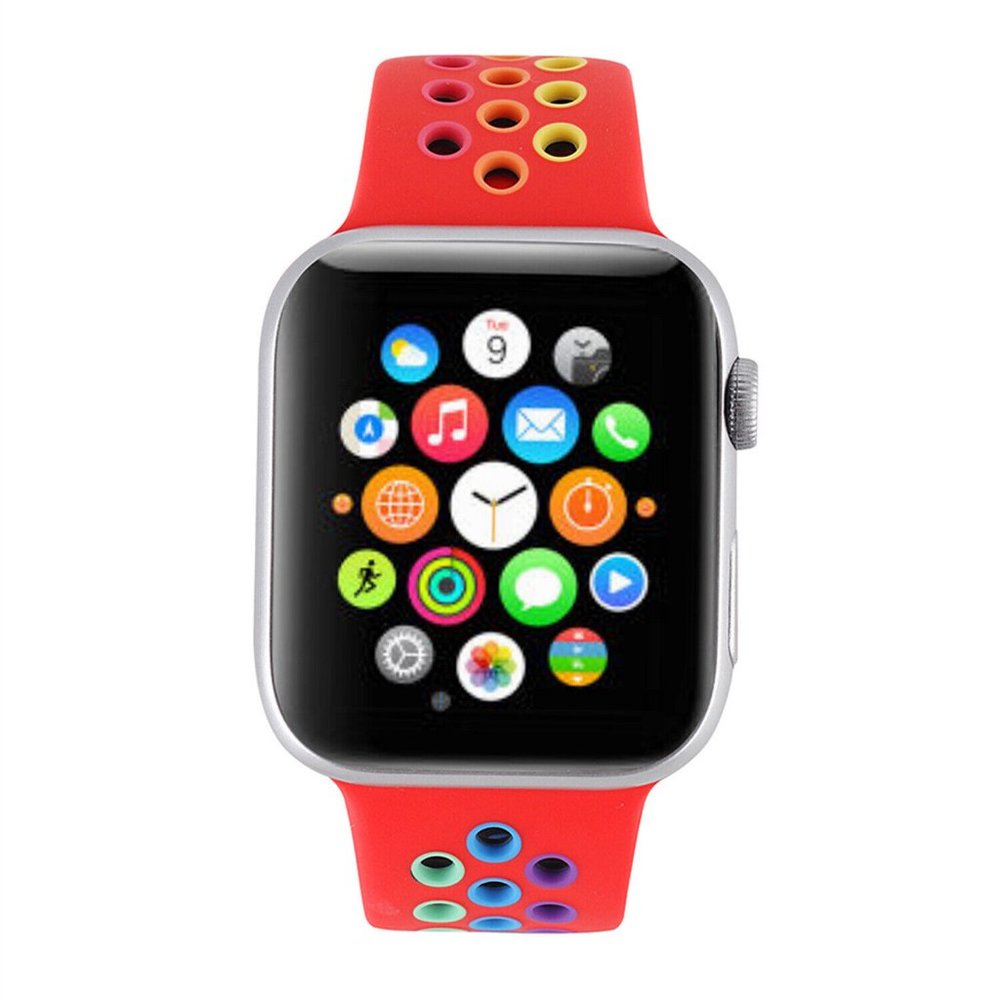 Silicone Replacement Watch Strap for Apple Watch - Picture 8 of 17